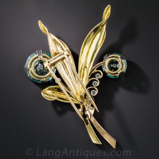 Large Zircon Brooch