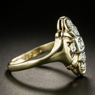 Late Art Deco Diamond Dinner Ring