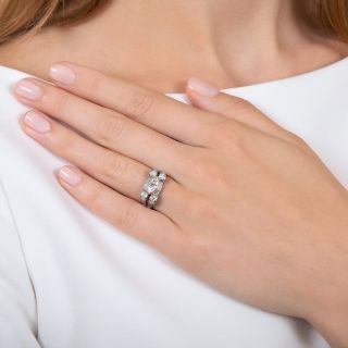 Late Art Deco/Retro Marquise Diamond Ring