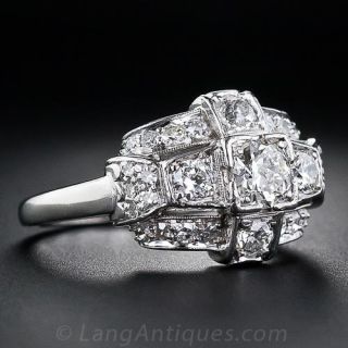 Late Deco Diamond Ring