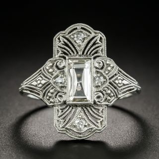 Late Edwardian .45 Carat Diamond Dinner Ring by F & F Felger - 2