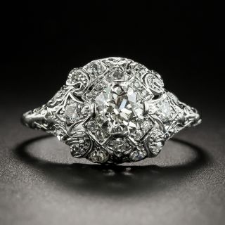 Late Edwardian .75 Carat Diamond Engagement Ring - 2