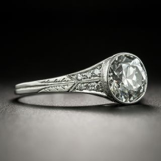 Late Edwardian/Art Deco 1.82 Carat Diamond Platinum Ring 