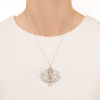 Late-Edwardian Diamond Pendant