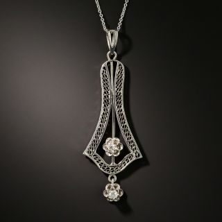 Vintage Diamond Pendant  - 2