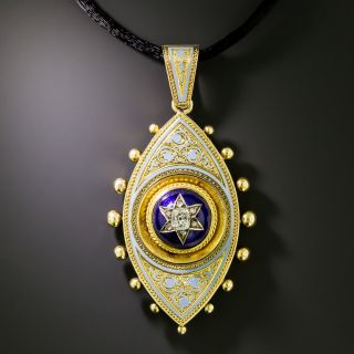 Late-Georgian Taille d’Epargne  Pendant Locket - 5