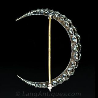 Late Victorian Crescent Pin