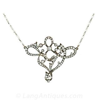 Late Victorian Diamond Necklace