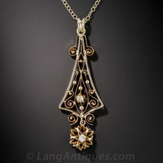 Late Victorian Diamond Pendant