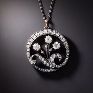 Late-Victorian Diamond Wreath Pendant - 1