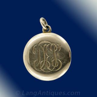 Late Victorian Griffin Diamond Locket