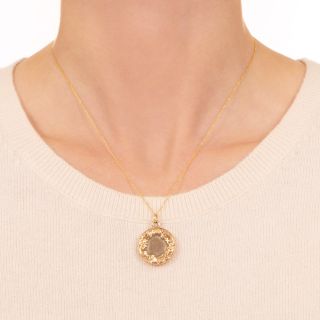 Late Victorian Round Locket