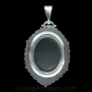 Lily of the Valley Engraved Victorian Locket