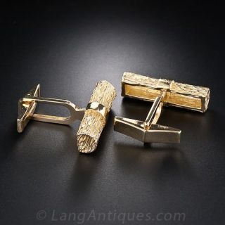 Log Cuff Links