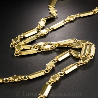 Long 18K Gold  Necklace
