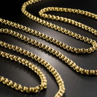 Long 67 1/2 Inch Victorian Chain - 3