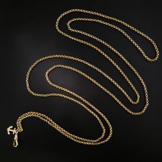 Long 9 Ct. English Victorian Chain