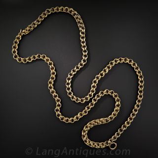 Long Victorian Neck Chain