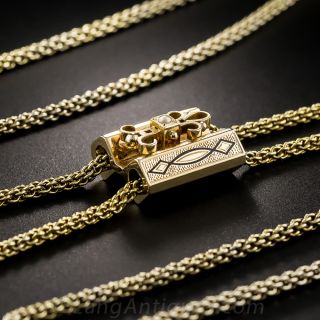 Long Victorian Slide Chain