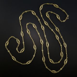 Long Vintage 18K Chain