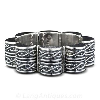 Los Castillos Silver Mexican Bracelet