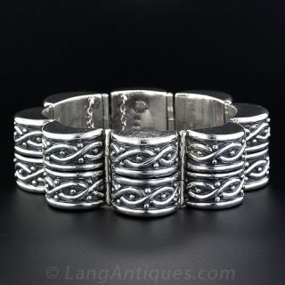 Los Castillos Silver Mexican Bracelet
