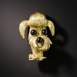 Lovable Dog Brooch by Cellino - 2