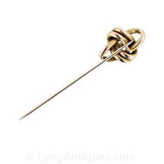 Lovers Knot Victorian Stickpin