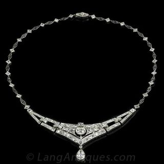 Magnificent Deco Diamond Necklace