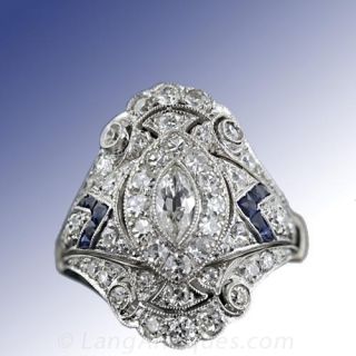 Edwardian Diamond Engagement Ring Ring Guard
Edwardian Jewelry 