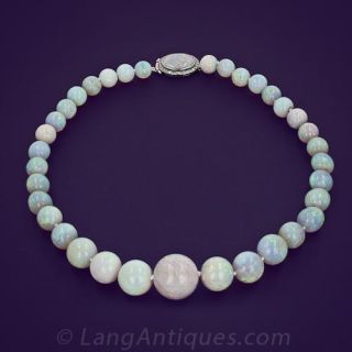 Magnificent Opal Bead Necklace