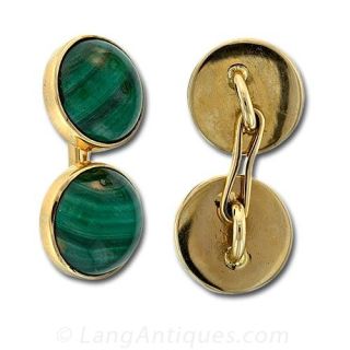 Malachite Cufflinks