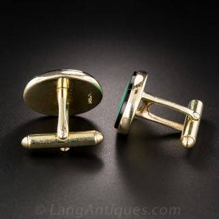 Malachite & Onyx Cufflinks 