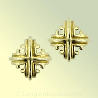 Maltese-Cross-Clip-Earrings-Main-View