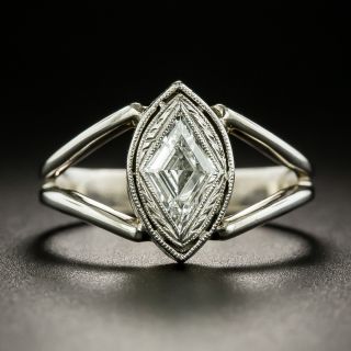 Marcus & Co. Art Deco Lozenge Shape Diamond Ring - 3