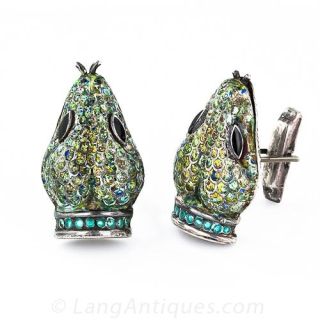 Margot De Taxco Snake Cufflinks