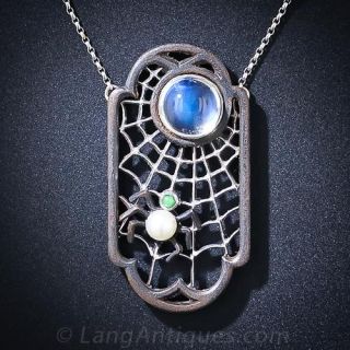 Marsh & Co. Spiderweb Necklace 