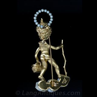 Marvin Hime Angel Pearl Brooch