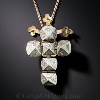 Masonic Ball and Cross Pendant