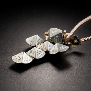 Masonic Ball and Cross Pendant