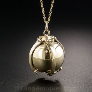 Masonic Ball/Cross Fob Charm - 2