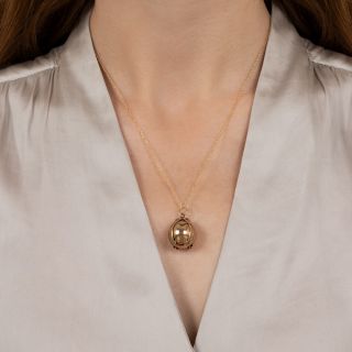 Masonic Ball/Cross Fob Charm