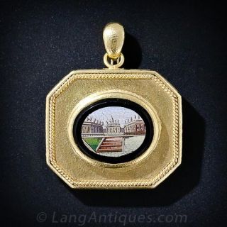 Micro-Mosaic Pendant/Brooch by Elizabeth Locke.