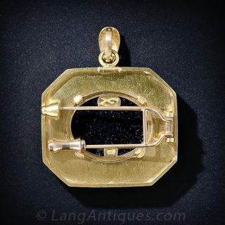 Micro-Mosaic Pendant/Brooch by Elizabeth Locke.