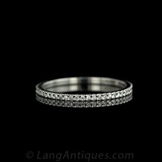 Micro Pave Diamond Eternity Band