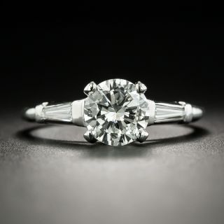 Mid-Century 1.07 Carat Diamond Engagement Ring - GIA I VVS2 - 2
