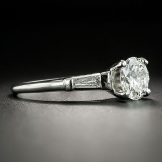 Mid-Century 1.07 Carat Diamond Engagement Ring - GIA I VVS2
