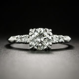 Mid-Century 1.14 Carat Diamond Engagement Ring - GIA J SI2 - 1