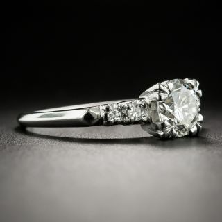 Mid-Century 1.14 Carat Diamond Engagement Ring - GIA J SI2