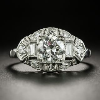 Mid-Century 1.15 Carat Diamond Ring - GIA J VVS2 - 2